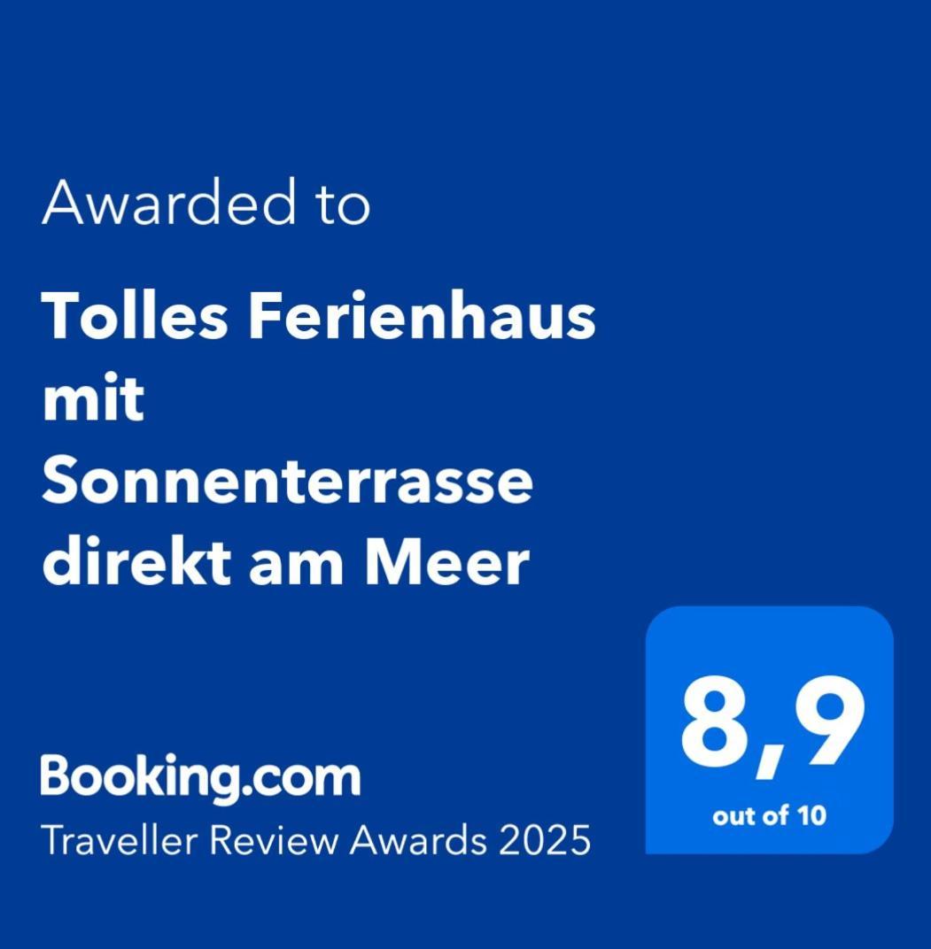 Tolles Ferienhaus Mit Sonnenterrasse Direkt Am Meer อิสลา กริสตินา ภายนอก รูปภาพ